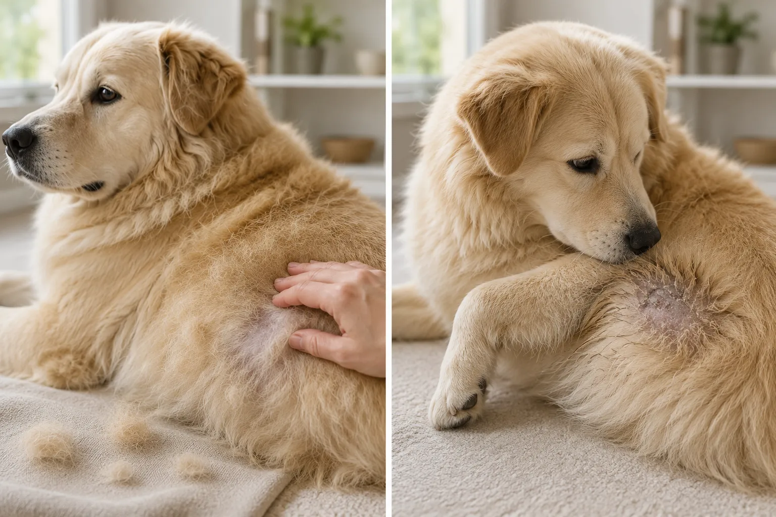 Normal seasonal shedding compared with concerning coat changes